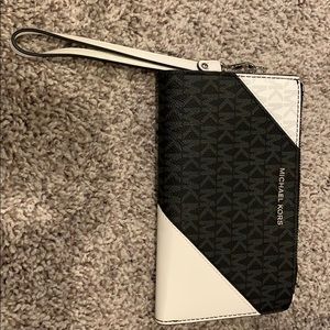 Michael Kors Two Tone Wristlet Wallet